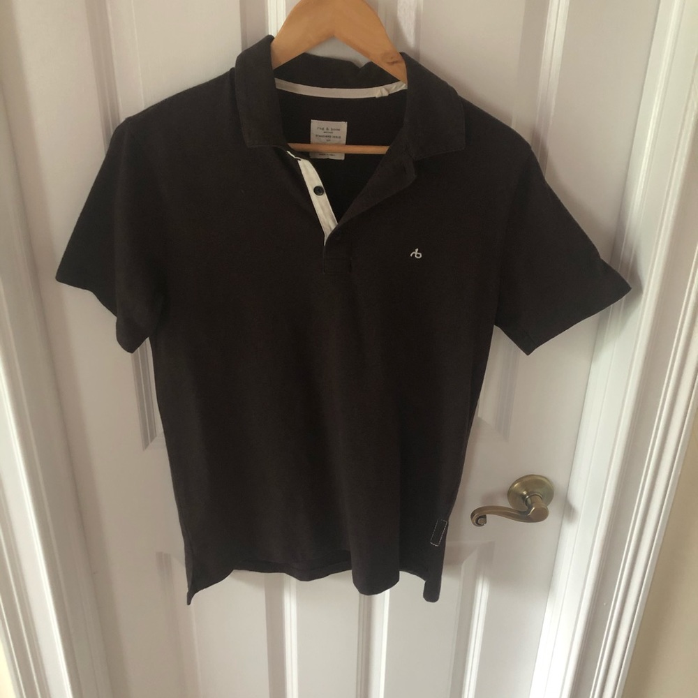 rag & bone Maroon Polo Men’s Small